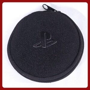 PlayStation Portable PSP PS Vita Zippered Carrying Case Pouch Logo Black Padded